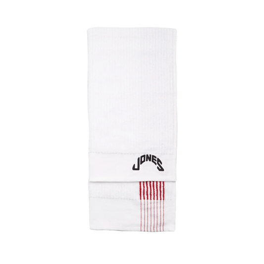 Jones Tour Towel - White/Red