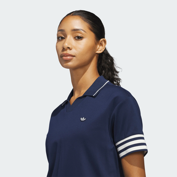 adidas Golf originals Women's 3Stripe Polo - Navy