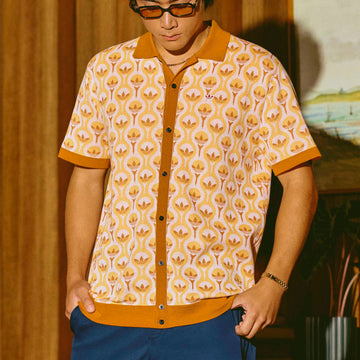 adidas Golf Originals Knit Vest - Orange