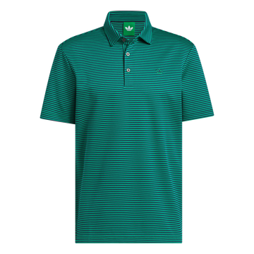 adidas Originals Golf Stripe Polo - Court Green/Night Indigo
