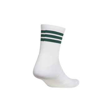 adidas Golf Originals 3-Stripes Half Crew Sock - White/Green