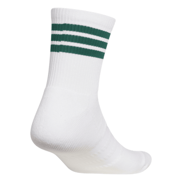 adidas Golf Originals 3-Stripes Half Crew Sock - White/Green