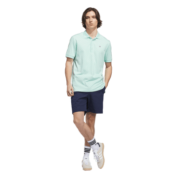 adidas Originals Golf Novelty All Over Print Polo - Clear Mint/Cloud White