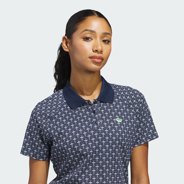 adidas Golf Originals All Over Trefoil Polo - Nindig