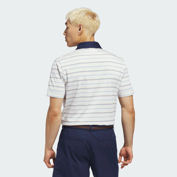 adidas Golf originals Stripe Polo - White