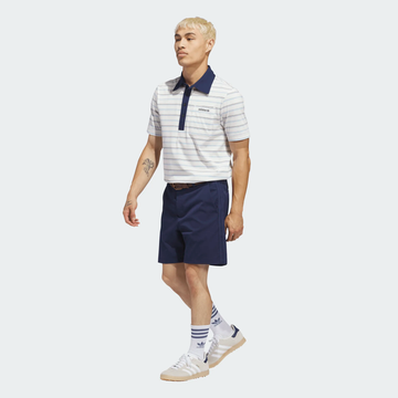 adidas Golf originals Stripe Polo - White