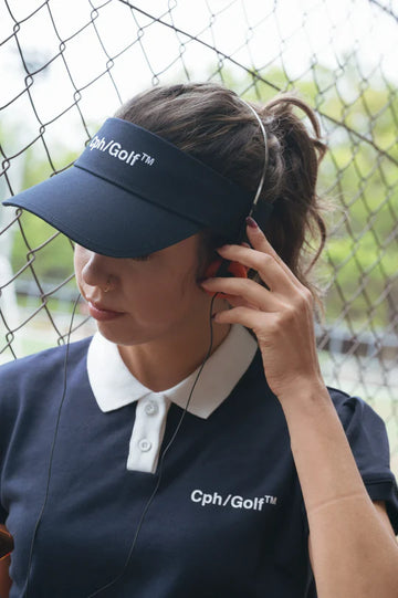 Cph/Golf (Womens) Visor Cap - Navy