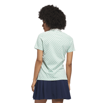 adidas Originals Golf Novelty All Over Print Top - Court Green/Cloud White