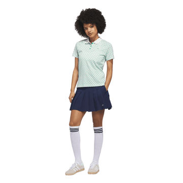 adidas Originals Golf Novelty All Over Print Top - Court Green/Cloud White