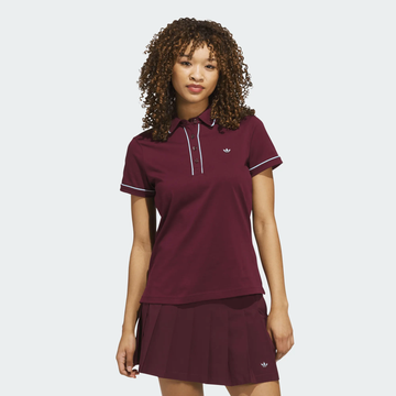 adidas Originals F Solid Polo - Maroon