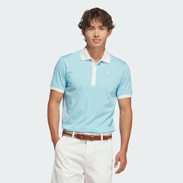 adidas Originals All Over Trefoil Polo with Stripe
