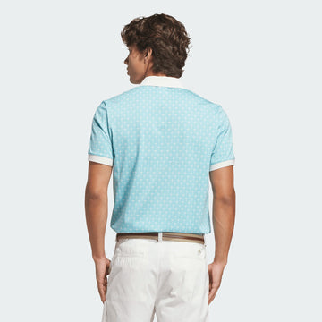 adidas Originals All Over Trefoil Polo with Stripe