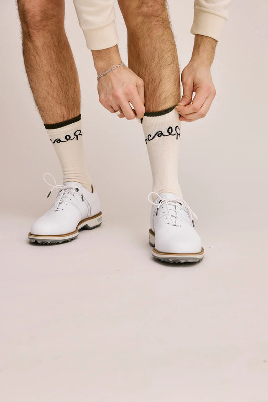 Local Rule 2-pack Lightweight Merino Socks Italic Logo