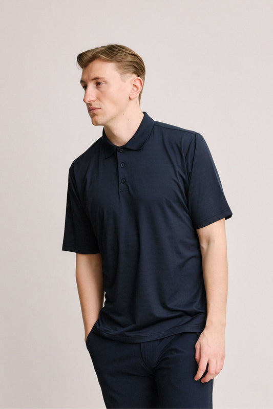 Local Rule Tech Polo Navy