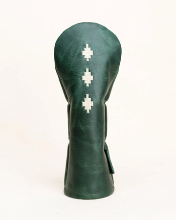 Golden Soul Golf - Loxley Fairway Head Cover Leather - Green