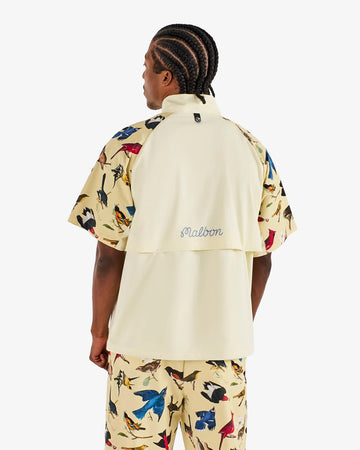 Malbon Golf Birds Of Georgia - Blue Jay Wind Shirt