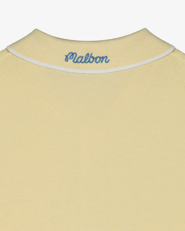 Malbon Golf Birds Of Georgia - Blue Jay Knit Polo