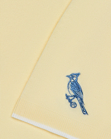 Malbon Golf Birds Of Georgia - Blue Jay Knit Polo