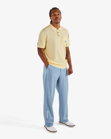 Malbon Golf Birds Of Georgia - Blue Jay Knit Polo