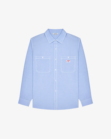 Malbon Bench Mark Shirt - Blue Chambray