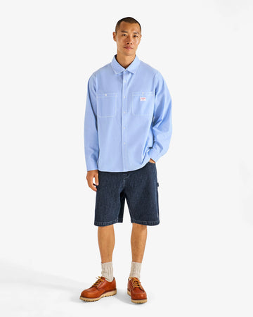 Malbon Bench Mark Shirt - Blue Chambray