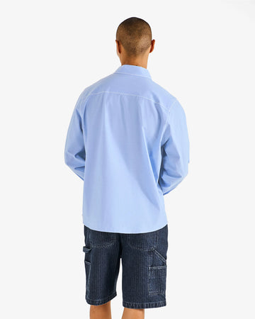 Malbon Bench Mark Shirt - Blue Chambray