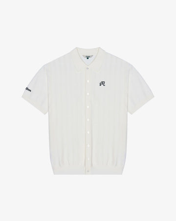 Malbon Crosscut Polo - Ivory