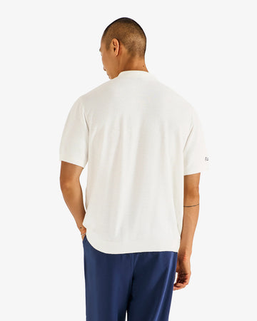 Malbon Crosscut Polo - Ivory