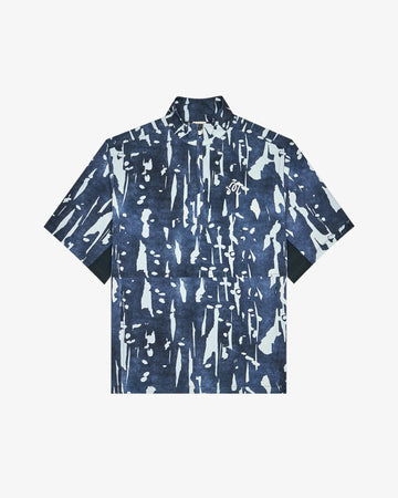 Malbon Pine Inkwash Windshirt - Navy