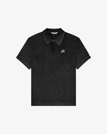 Malbon Brickwork Polo - Black