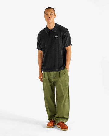 Malbon Brickwork Polo - Black