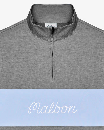 Malbon Horizon Pullover - Black Chambray