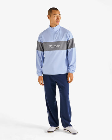 Malbon Horizon Pullover - Blue Chambray