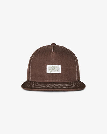 Malbon Station Snapback Hat - Carafe