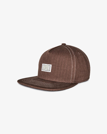 Malbon Station Snapback Hat - Carafe