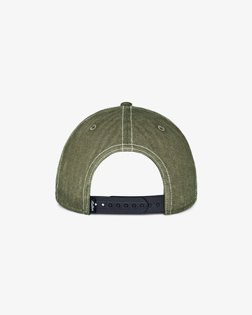 Malbon Station Snapback Hat - Military Green