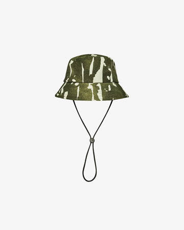 Malbon Inkwash Bucket Hat - Olive