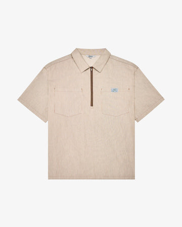 Malbon Hickory Windshirt - Brown Stripe