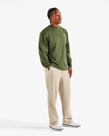 Malbon Upland Mockneck Tee - Rifle Green