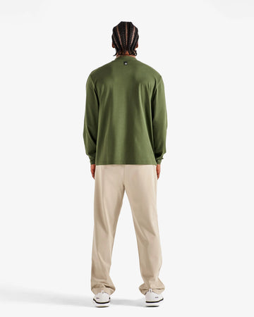 Malbon Upland Mockneck Tee - Rifle Green