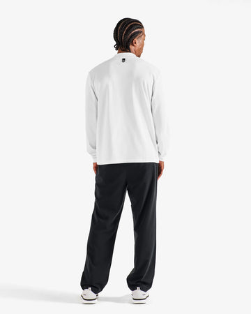 Malbon Upland Mockneck Tee - White