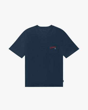 Malbon Vista Demand Tee - Blueberry