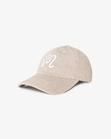 Malbon Hickory Dad Hat - Brown Stripe