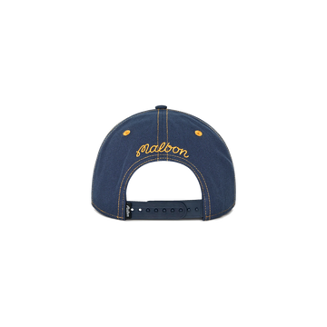 Malbon Precision Snapback - Dusty Navy