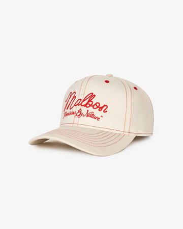Malbon Precision Snapback - Ivory