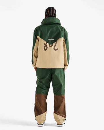 Malbon Dornoch GORE-TEX Field Rain Pant - Dark Earth/Moss