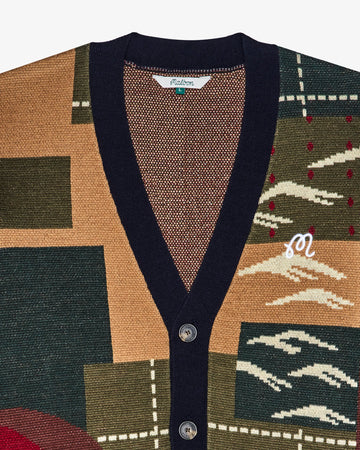 Malbon Golf Edo Cardigan - Multi