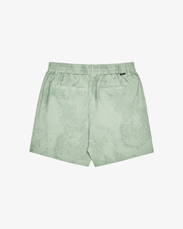 Malbon Basket Mesh Pocket Short - Steel Ripple