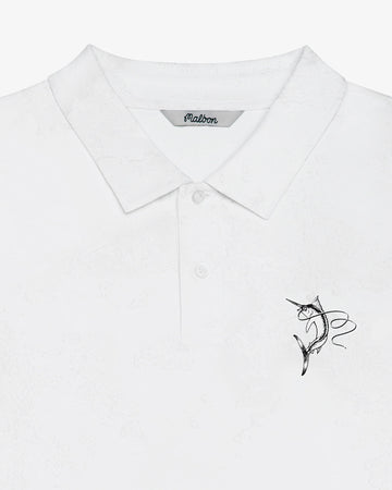 Malbon Bahiar Polo - White Ripple