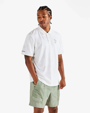Malbon Bahiar Polo - White Ripple